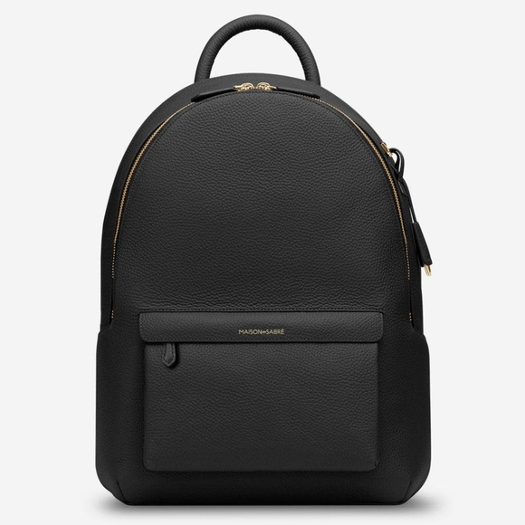 MAISON DE SABRE THE BACKPACK - BLACK CAVIAR